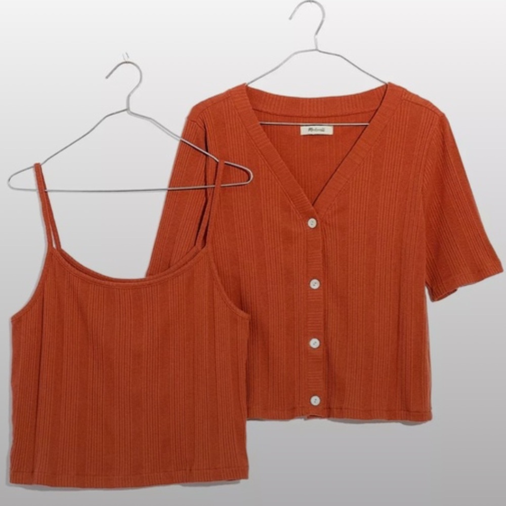 3 for $30* Madewell Pointelle Cardigan Twin Set